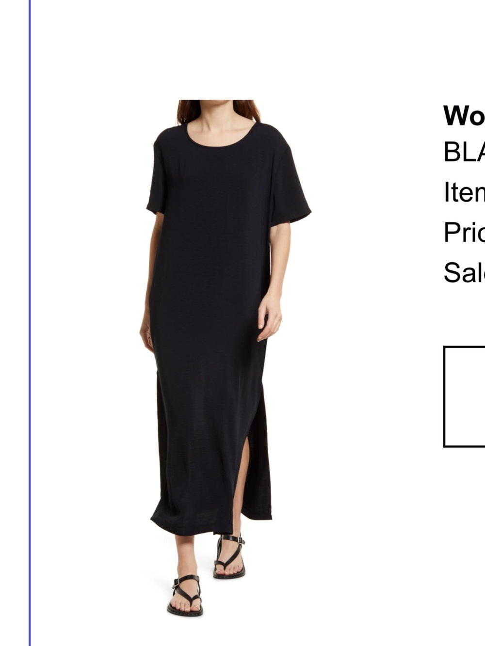 Treasure and bond maxi tshirt dress